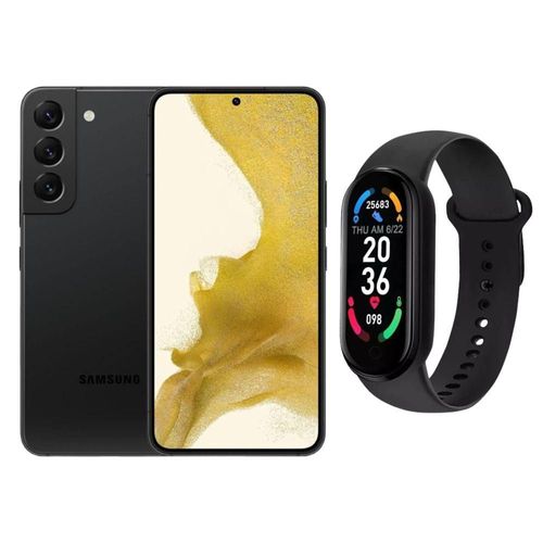 Galaxy S22 128GB Negro Reacondicionado más Brasalete Genérico