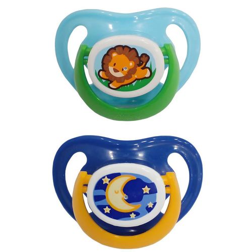 Chupones Ortodónticos Binky Playtex Baby Older 6 M+ Leon Luna
