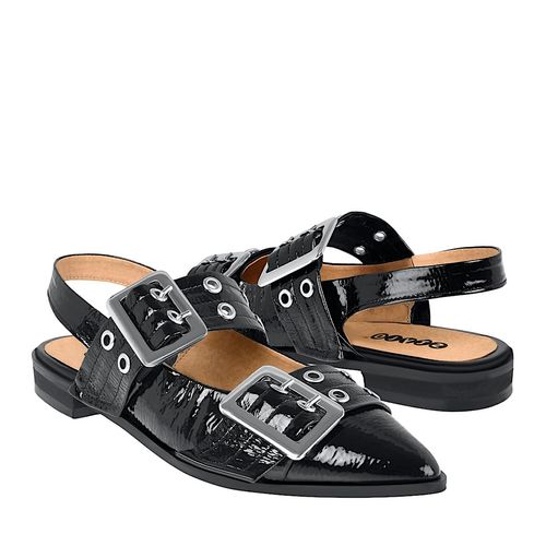 ZAPATOS DAMA STYLO 8500 CHAROL NEGRO