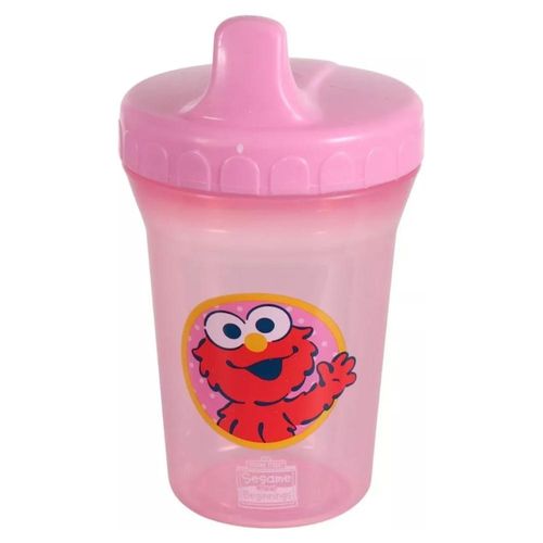 Taza Entrenadora Plaza Sésamo Elmo 8oz Rosa