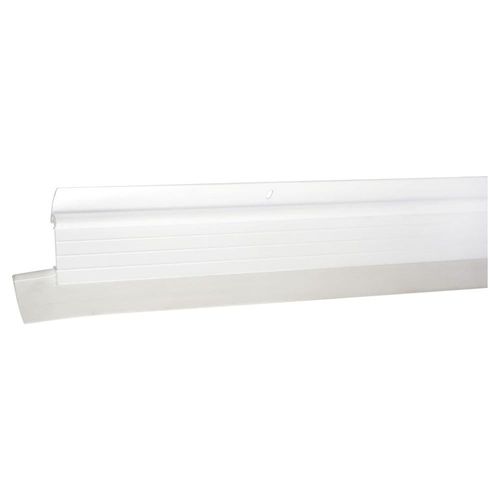 Guardapolvo Automatico Blanco 100cm Abatible Aluminio Lock