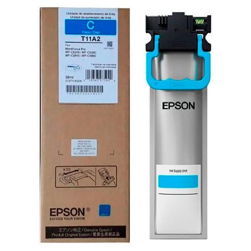 BOLSA DE TINTA EPSON CIAN PARA WF 5310, C5390,C5810, C5890