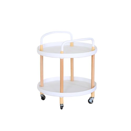 Mesa Auxiliar Ilios Innova con Ruedas Blanco