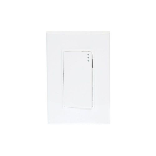 Placa Armada 1 Apagador de 3 Modulos / Blanco / Lugano IGOTO