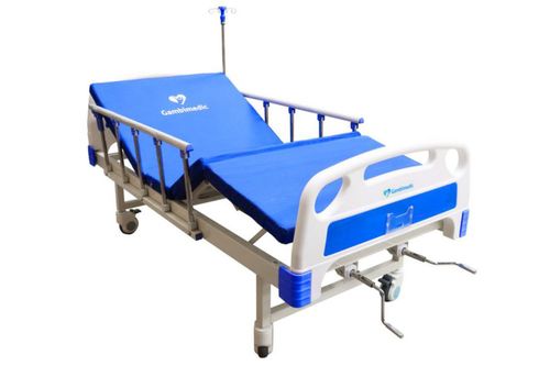 Cama Hospitalaria Manual 2 Manivelas Incluye Colchon Barandal y Portasuero Cama De Hospital Reclinable Para Casa y Pacientes