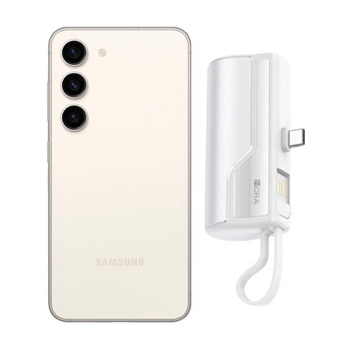 Galaxy S23 128GB Beige Reacondicionado más Mini Power Bank