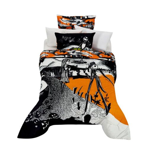 Set de Edredón Microfibra Jack y Sally