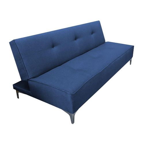 Sofa Cama Reclinable El Bazar Store Milo Azul Marino, Futon 3 posiciones, Sala, Love seat