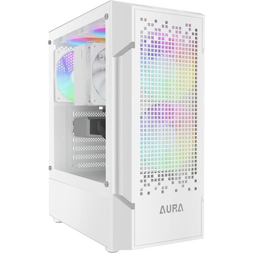 Gabinete Gamdias Aura GC7 wh argb blanco atx GD-AURA GC7 WH ARGB