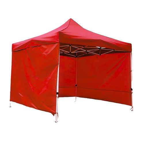 Toldo Plegable con Paredes 3x3 Rojo