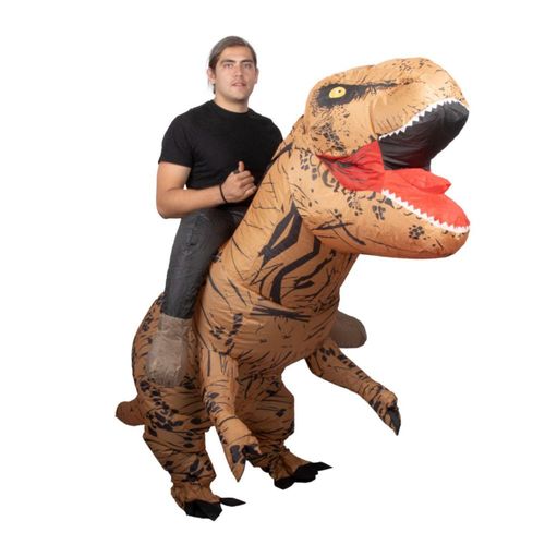 Disfraz Dinosaurio con Correo Inflable REV Tiranosaurio línea Disfraces inflables