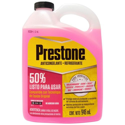 Anticongelante Rosa Prestone 50% 946ml