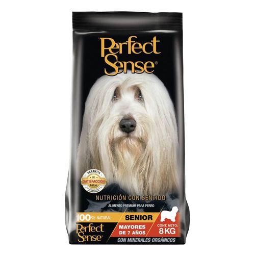 Perfect Sense Alimento Senior para Perro Mayor a 7 Años de todas las Razas de 8 Kilos