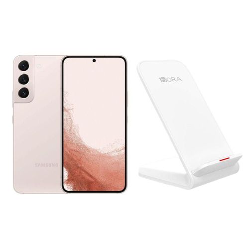 Galaxy S22 Plus 128GB Rosa Reacondicionado más Base Cargador
