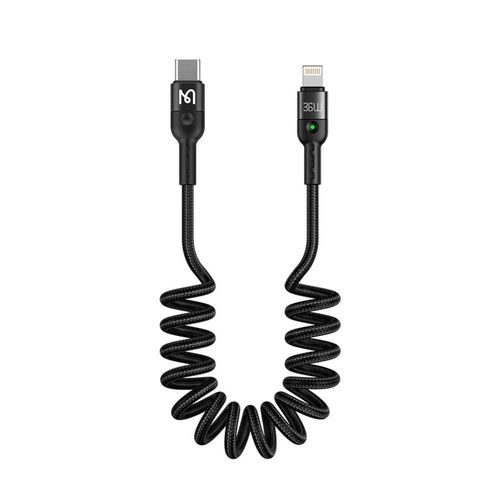 Cable Retráctil Usb C A Lightning Mcdodo Carga Rápida 36w 1.8 m