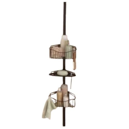 Esquinero Metalico Mainstays 2122HBWM Negro Reacondicionado