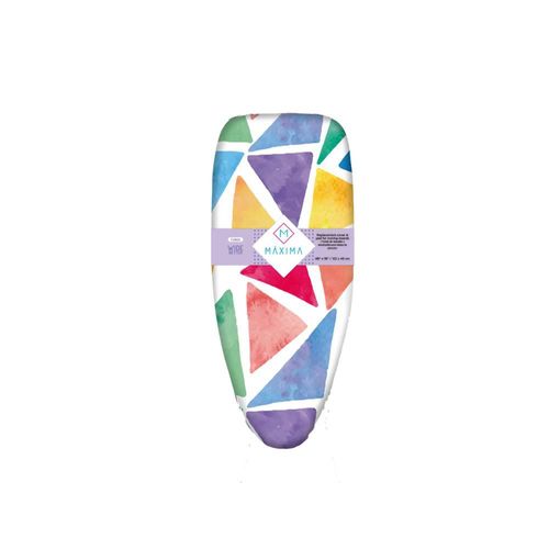 Funda de Repuesto para burro de planchar Wide Triangles Better 122 x 46 cm 100% Algodón/Fieltro de 6 mm