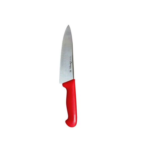 Cuchillo Chef 12 inch Hoja Acero Inoxidable Mango Ergonómico Color Rojo Shorbull