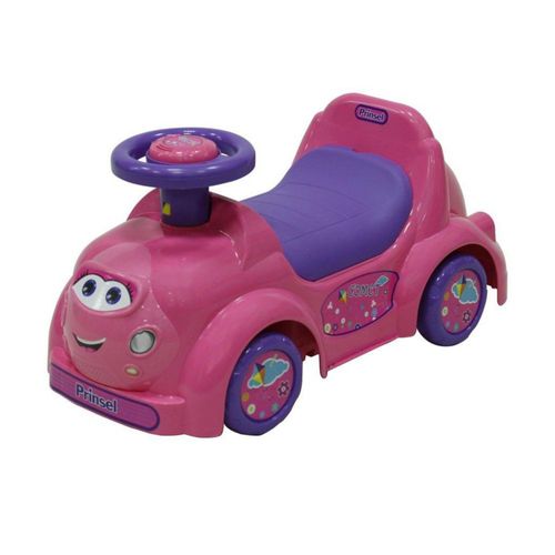 Carrito Montable Bebe Prinsel Comet Cajuela Claxon Rosa