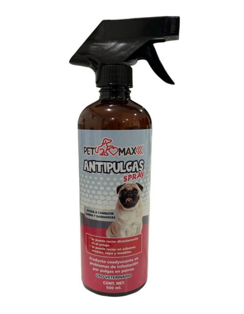 SPRAY ANTI PULGAS Y GARRAPATAS 500 ML