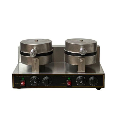 Wafflera Doble Industrial  eléctrica Shorbull Control Independiente Temperatura para dos piezas