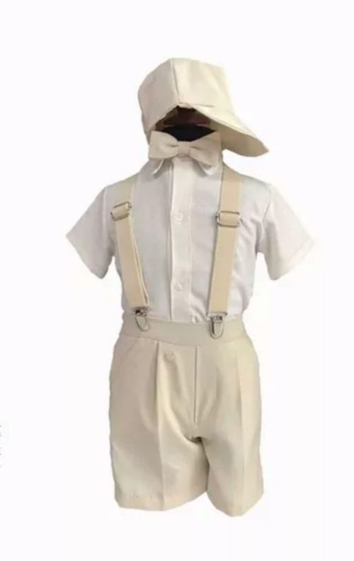 Traje lino niño Bermuda lino Traje Bautizo