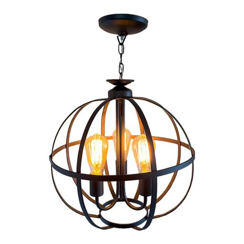 Lampara De Techo, Luz Ideal, Colgante Neutrón Vintage.