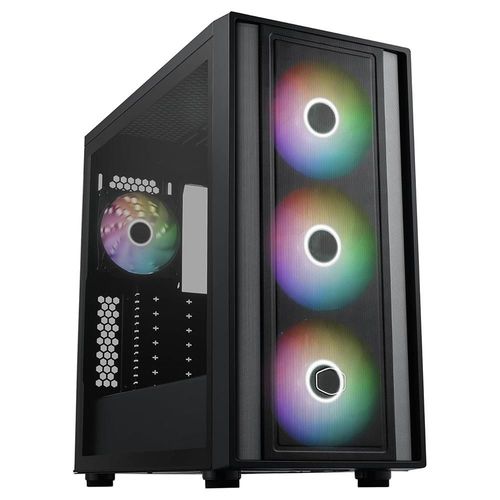 Gabinete Cooler Master Masterbox 600 negro ARGB M/ATX MB600-KGNN-S00