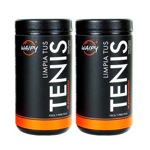2 PACK TOALLAS HÚMEDAS LIMPIA TUS TENIS WAIPY