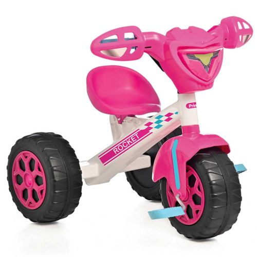 Triciclo Montable Para Niños Prinsel Rocket Con Sonidos Rosa