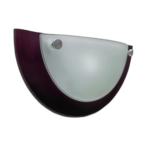 Lampara De Pared, Luz Ideal, Arbotante De Cristal Madera