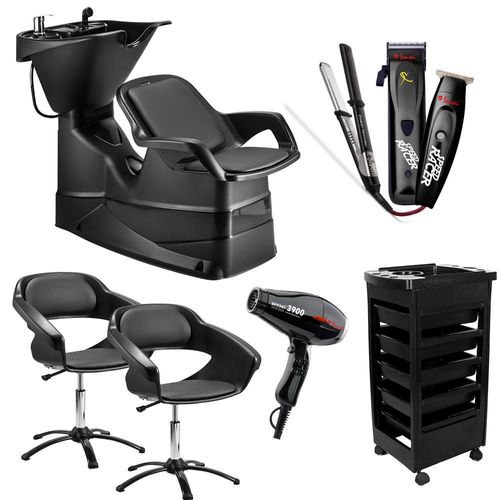 Combo Estética Salón De Belleza Lavacabezas y Herramientas Letmex