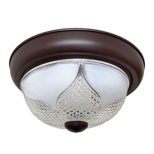 Lámpara De Techo Luz Ideal, Plafón Noche Buena Chocolate.