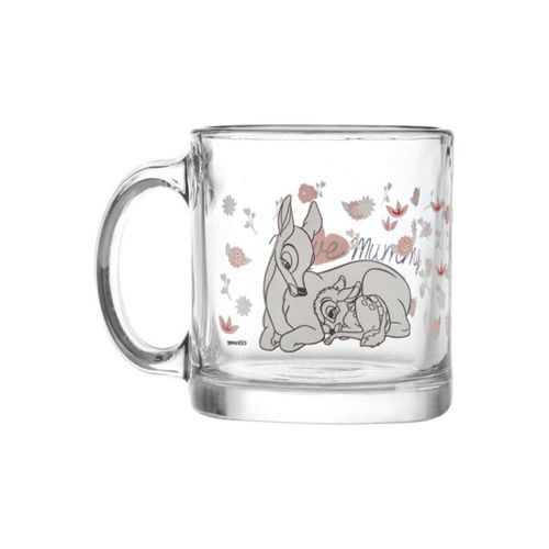 Taza De Vidrio para Cafe Disney 384ml Bambi