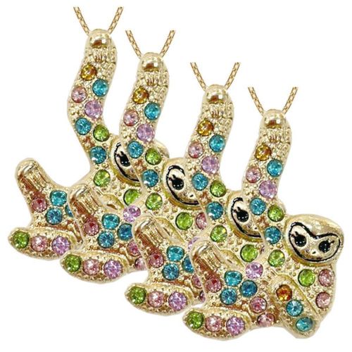 Cadena con Dije de Oso Perezoso SlothyNeck03 MXINL-004 Cadena Rolo con Dije de Perezoso