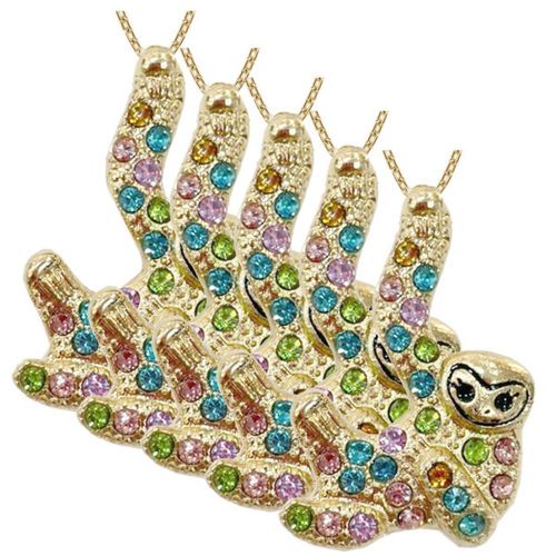 Cadena con Dije de Oso Perezoso SlothyNeck03 MXINL-005 Cadena Rolo con Dije de Perezoso