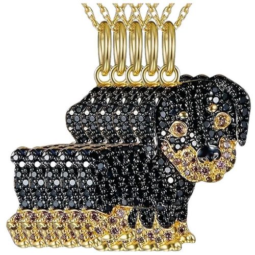 Colgantes con Dije Rottweiler DogNeck15 MXCKE-005 Rottweiler Dije y Collares