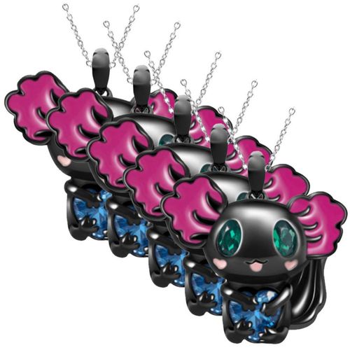 Cadenas Hermosas de Ajolote AxolotlNeck02 MXNEX-005 Colgantes de Moda