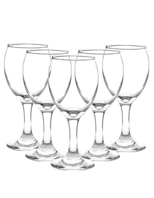 Aragon Juego de 24 Copas De Vidrio para Vino 250 ml