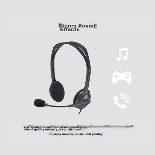 Auriculares Logitech H110 Estéreo Negro
