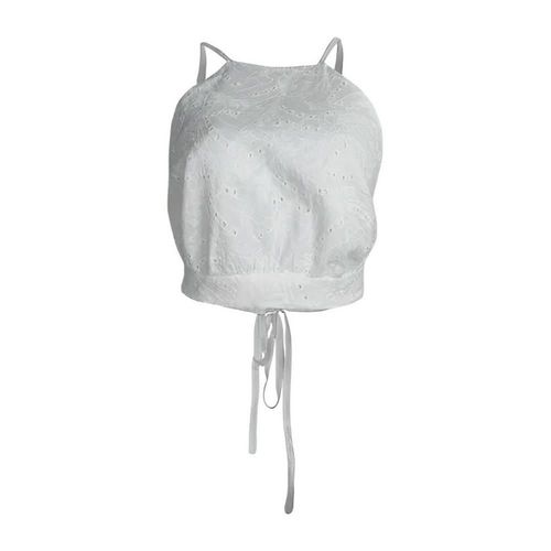 Blusa de tiras Carina J&B color blanco para Mujer