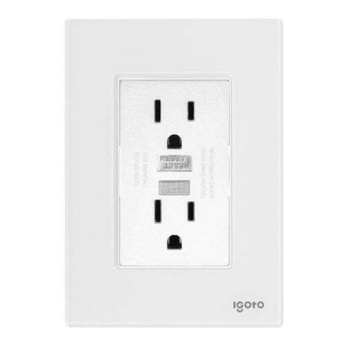 Placa contacto falla a tierra blanco