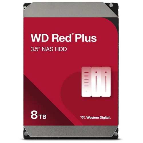 Disco Duro WD nuevo nas 8tb 3.5" red plus WD80EFPX