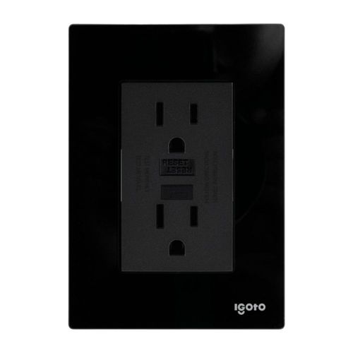 Placa con contacto falla a tierra negro