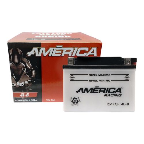BATERIA MOTO  AMERICA MODELO 4L-B 12V 4AMP