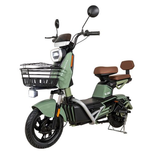 Bicicleta Electrica Moto Bici Scooter 3 Vel 55km/h 500w 12v Verde Bizmo