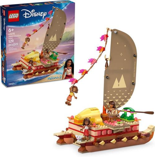 Lego Disney 43270 Canoa De Aventuras De Moana