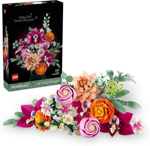 Lego Botanical Ramo De Flores Fantasía En Rosa 10342