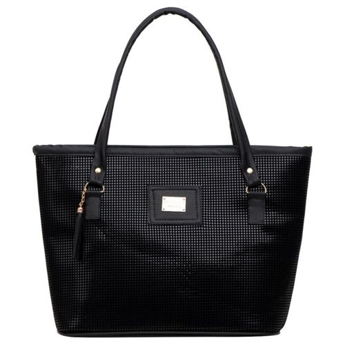 Bolso de mujer FANA Abisai Color Cuadri Negro Juvenil M3785