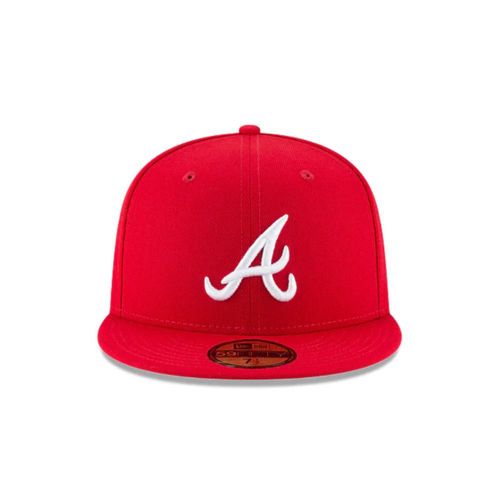 GORRA NEW ERA 59FFITY ATLANTA BRAVES 7 1/4 11591179 ROJO